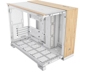 Caja Microatx 2500x Tg White/bamboo Wood Corsair