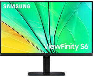 Monitor Profesional Samsung ViewFinity S6 S24D600EAU 24"/ QHD/ Regulable en altura/ Negro