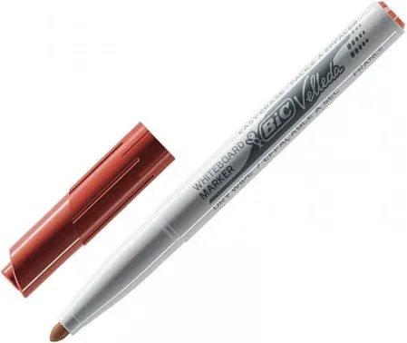Marcador para Pizarra Blanca 1741 Tinta a Base de Acetona Trazo 1,4Mm. Rojo Velleda 9581691