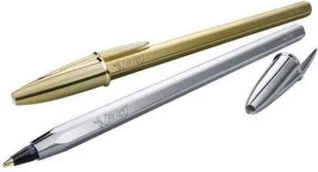 Boligrafo Cristal Celebrate Trazo 0,4 Mm. Color Plata Bic 921339