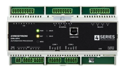 CRESTRON 4-SERIES DIN RAIL CONTROL SYSTEM (DIN-AP4) 6510417