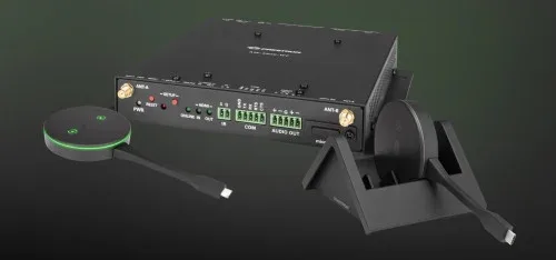 CRESTRON AIRMEDIA® SERIES 3 KIT WITH AM-3200-WF RECEIVER, TWO AM-TX3-100 ADAPTORS, AND CRADLE, INTERNATIONAL (AM3-212-I KIT) AirMedia® Series 3 Kit with AM-3200-WF Receiver, two AM-TX3-100 Adaptors, and Cradle, International