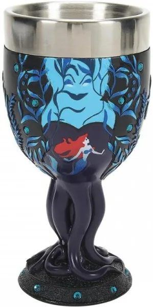 Cáliz decorativo enesco disney la sirenita