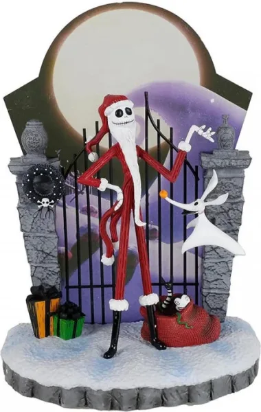 Figura decorativa enesco disney pesadilla antes de navidad santa jack