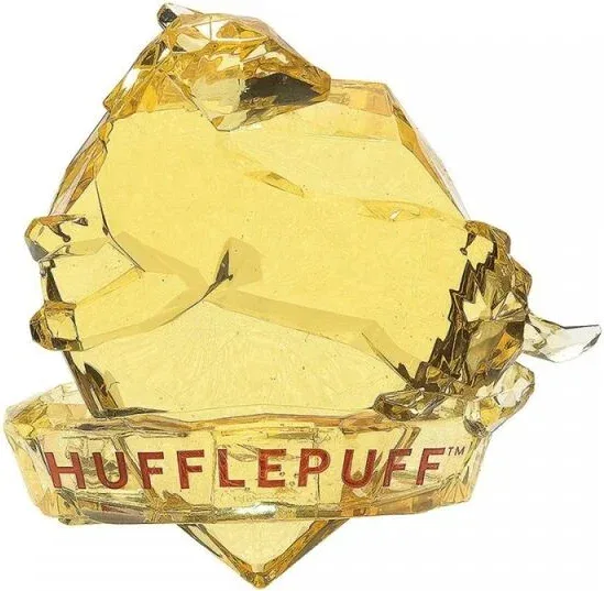 Figura decorativa acrílica enesco harry potter hufflepuff