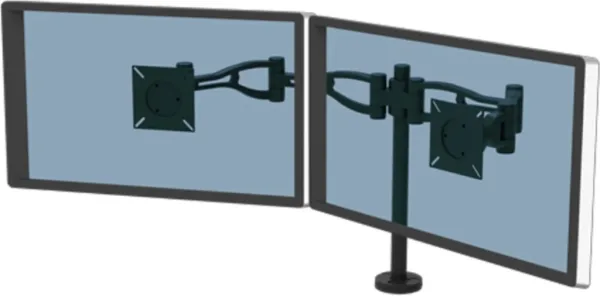 Soporte mesa fellowes 2 brazos hasta 26 pulgadas 100x100 max 20kg