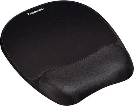Alfombrilla con Reposamuñecas Breyta Negro Reciclado Fellowes 100142555