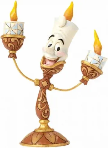 Figura enesco disney la bella y la bestia lumiere