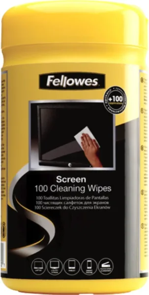 Fellowes 9970330 kit de limpieza para computadora Portátil Toallitas para limpieza de equipos
