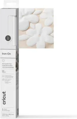 CRICUT PUFF IRON ON BLACK 30X48CM