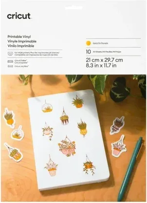 CRICUT PRINTABLE VINYL A4 - 10