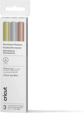 Cricut 2011934 marcador permanente Cobre, Oro, Plata 3 pieza(s)