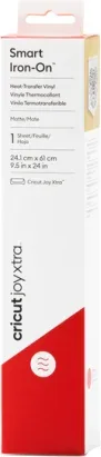 Cricut Joy Xtra Smart Iron-On Rollo de vinilo de termotransferencia Vinilo de termotransferencia liso