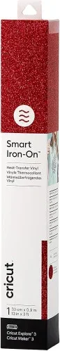 Cricut Smart Iron-On 33X91Cm (Glitter Red)
