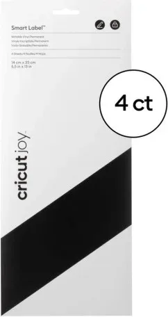 Cricut Smart Label etiqueta autoadhesiva Permanente Negro 4 pieza(s)