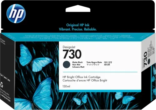 TINTA HP 730 NEGRO MATE