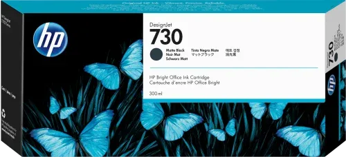 HP Cartucho de tinta DesignJet 730 negro mate de 300 ml