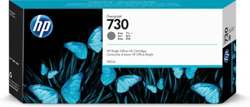 Hp 730 Tinta Gris 300Ml (P2V73A)