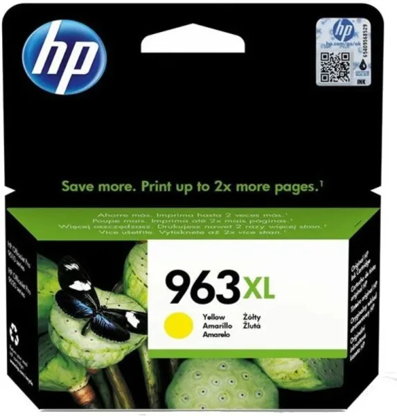CARTUCHO TINTA AMARILLO HP 963 XL (3JA29AE)