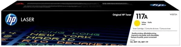 Hp 117A Toner Hp117A Amarillo (W2072A)