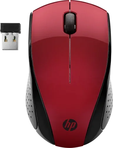 HP Ratón inalámbrico 220 (Rojo Ocaso)