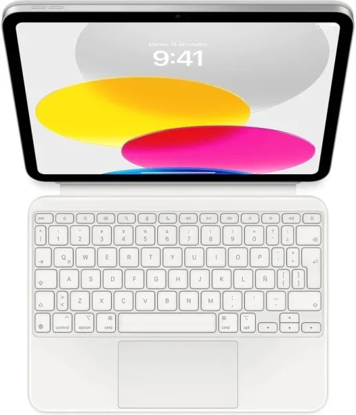 APPLE MAGIC KEYBOARD FOLIO IPAD 10ª/11ª GENERACION BLANCO
