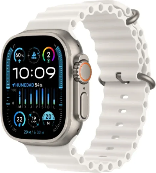 APPLE WATCH ULTRA 2 CAJA TITANIO GPS+CELL 49mm CORREA OCEAN WHITE