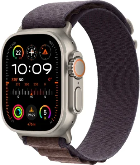 APPLE WATCH ULTRA 2 CAJA TITANIO GPS+CELL 49mm CORREA LOOP INDIGO ALPINE TALLA L