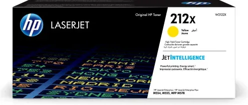 HP Cartucho de tóner Original LaserJet 212X amarillo de alta capacidad