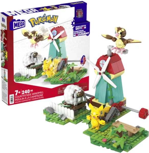 Figura mattel mega construx ciudad del viento