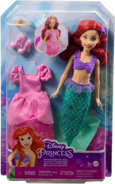 Muñeca mattel princesa diseny ariel de sirena