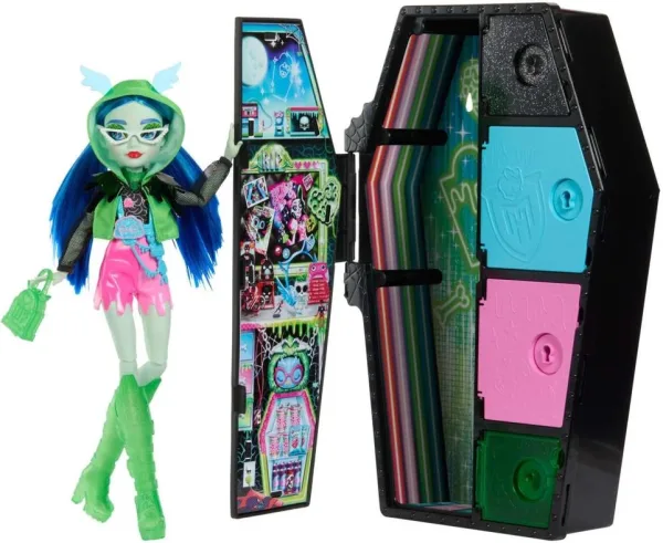 Muñeca mattel monster high skulltimate secrets neon frights ghoulia