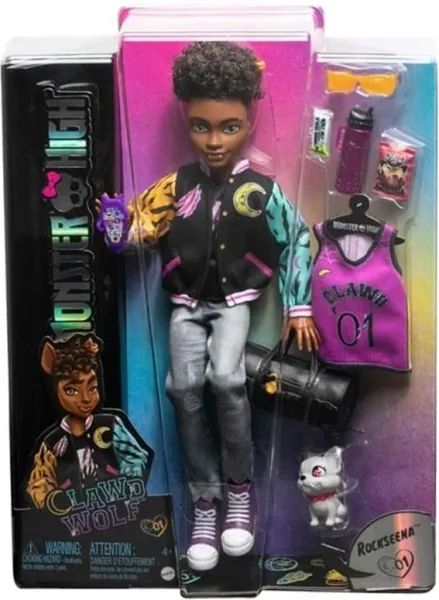 Muñeco mattel monster high clawd wolf con mascota