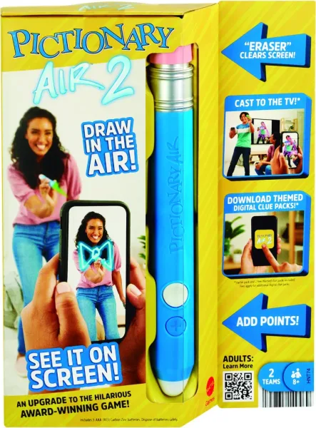 Juego de mesa mattel pictionary air 2.0