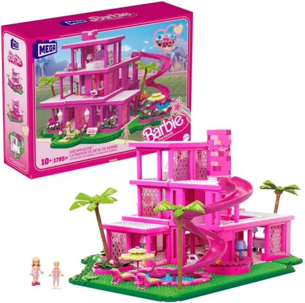 Figura mattel mega construx barbie the movie la casa de los sueños de barbie