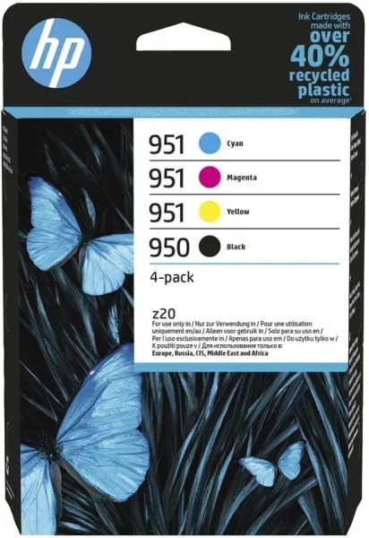 Hp950 Tinta Hp Negro 950 Cym  951 Pack (6Zc65Ae)
