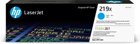 HP Cartucho de Tóner Original LaserJet 219X de alta capacidad cian