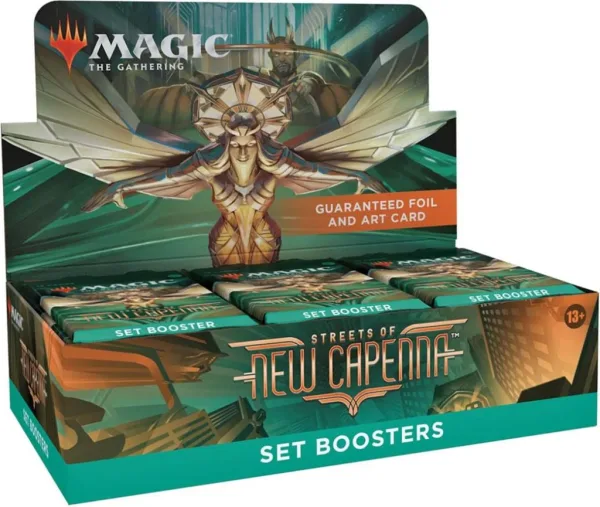 Juego de cartas wizards of the coast magic the gathering streets of new capenna caja de sobres de edición (30) inglés