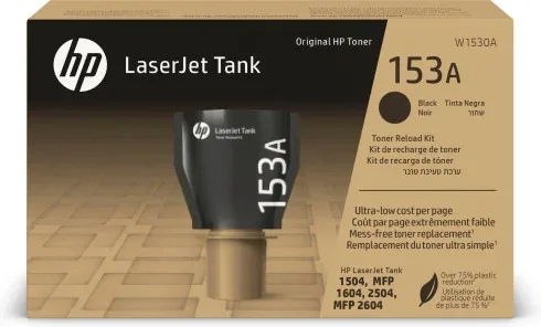 HP Kit de recarga de tóner Original 153A LaserJet Tank negro