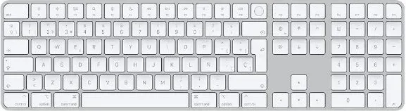 APPLE MAGIC KEYBOARD TOUCH ID CON TECLADO NUMERICO PLATA