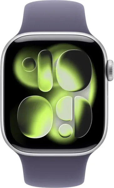 APPLE WATCH SERIES 11 CAJA PLATA GPS 42mm CORREA MORADA S/M