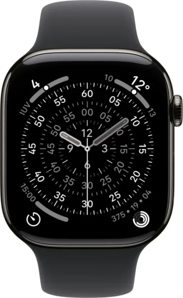 APPLE WATCH SERIES 11 CAJA TITANIO PIZARRA GPS+CELL 42mm CORREA NEGRA M/L