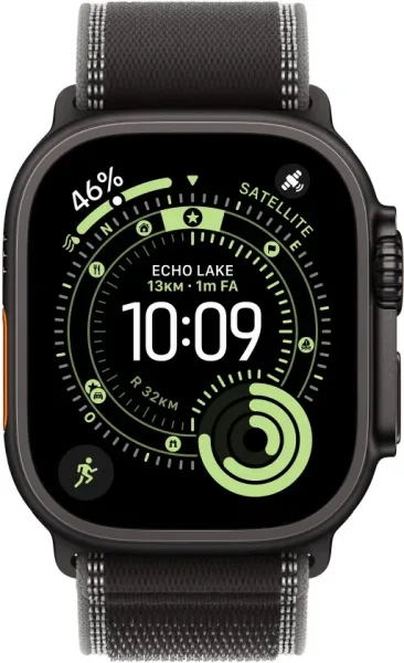 APPLE WATCH ULTRA 3 CAJA TITANIO NEGRA 49mm CORREA LOOP TRAIL NEGRA S/M