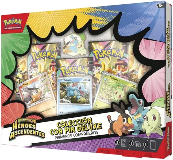 Caja de colección pin deluxe pokemon tcg marzo 2026