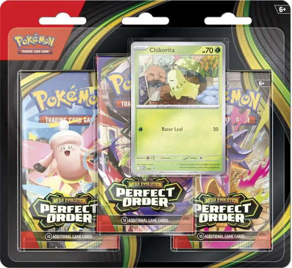Pack 3 sobres pokemon tcg marzo 2026 inglés
