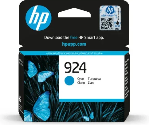 HP Cartucho de Tinta Original 924 cian