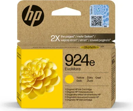 HP Cartucho de Tinta Original EvoMore 924e amarilla
