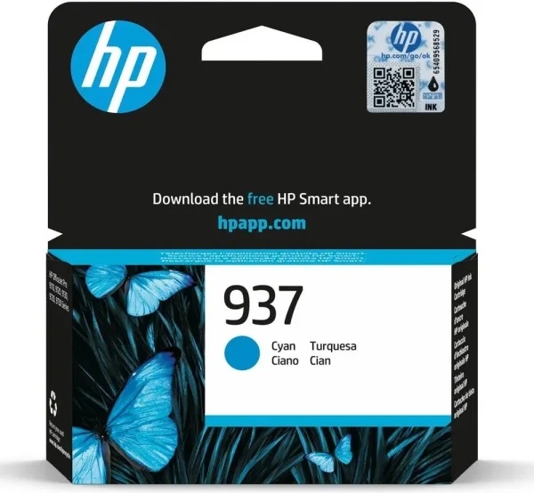 HP Cartucho de Tinta Original 937 cian