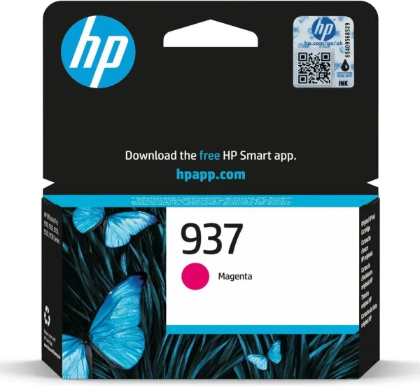 HP Cartucho de Tinta Original 937 magenta