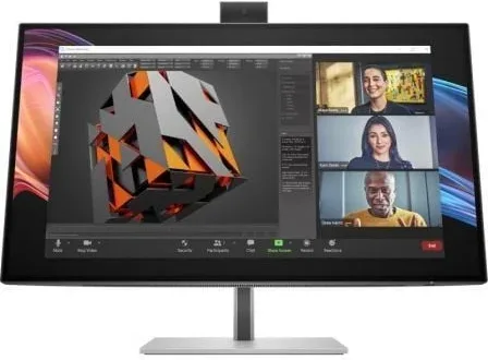 Monitor Profesional HP Pro serie 7 27"/ 4K/ Webcam/ Multimedia/ Regulable en Altura/ Plata